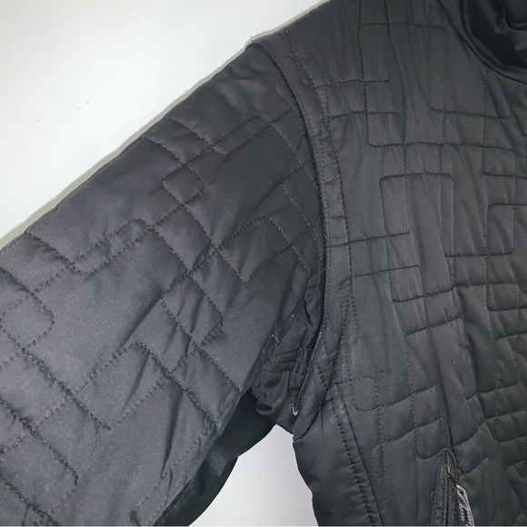 Nike ACG Jacket Women Size Medium Black Vest Convertible Quilted Outer Layer 3 - Picture 6 of 13